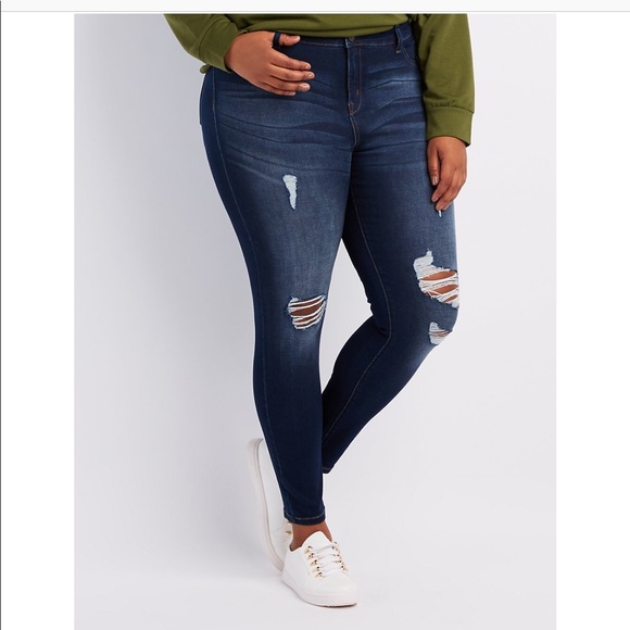 Russe | Jeans | Plus Size Refuge Ripped | Poshmark